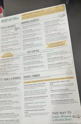 Menu photo 8 Eggs Up Grill Austin, TX