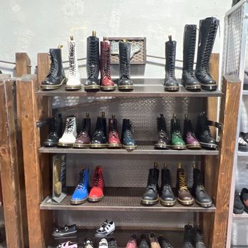 Red Zone Shop - Shoes they Doc Martins , this is just some of them - Men's Clothing Near Me - Los Angeles, California Red Zone Shop - Shoes they Doc Martins , this is just some of them - Men's Clothing Near Me - Los Angeles, California