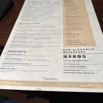 LongHorn Steakhouse - Menu - Steakhouses Near Me - Bayonne, New Jersey LongHorn Steakhouse - Menu - Steakhouses Near Me - Bayonne, New Jersey