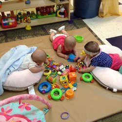 Phoenix Children's Academy Private Preschool - Infants Playing During Tummy Time