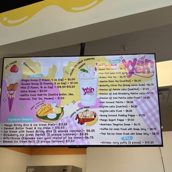 Wanyen Cafe - Menu - Desserts Near Me - Salt Lake City, Utah