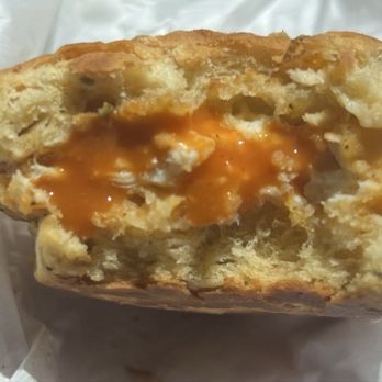 The Human Bean - Kickin Chicken & Pepper Jack Jalapeno Biscuit - Bubble Tea Near Me - Albuquerque, New Mexico