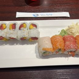 Tuna Mango + Rainbow Roll Tuna Mango + Rainbow Roll