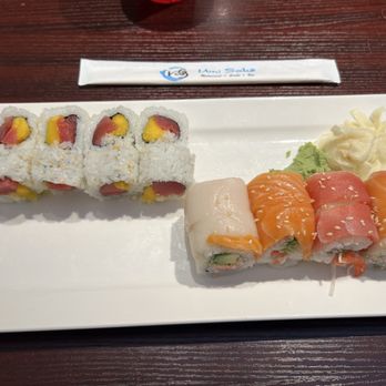 Umi Sake - Tuna Mango + Rainbow Roll - Sushi Bars Near Me - Cockeysville, Maryland Umi Sake - Tuna Mango + Rainbow Roll - Sushi Bars Near Me - Cockeysville, Maryland