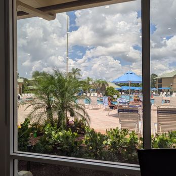 Monster Reservations Group - View on pool from restaurant - Travel Services Near Me - Myrtle Beach, South Carolina