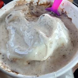 Great American Cookie - Surprised mixture...lol. Not really sure what he mixed to get this but said it was really good.
