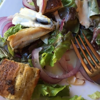 Lento Restaurant - Caesar salad. Farm to table. Awesome Spanish anchovies. Perfection! - New American Near Me - Rochester, New York
