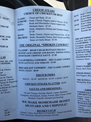 Menu photo 3 Sandwich Station Colonia, NJ