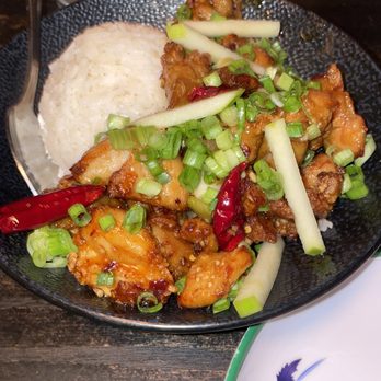 Old Thousand - Beautiful and tasty ! But I want more sauce.  General Tso's Chicken - Cocktail Bars Near Me - Austin, Texas