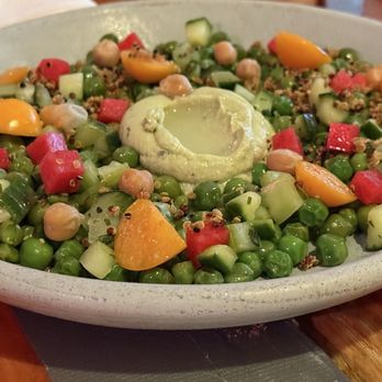 C as in Charlie - Green pea salad - Korean Near Me - New York, New York