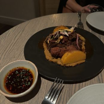 Pez Coastal Kitchen - Beef cheek with polenta - Seafood Near Me - Pasadena, California Pez Coastal Kitchen - Beef cheek with polenta - Seafood Near Me - Pasadena, California