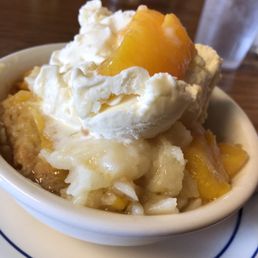 Peach cobbler oh yes !!! Peach cobbler oh yes !!!