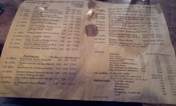 Menu photo 3 Alte Gutsschänke Cochem, RP Menu photo 3 Alte Gutsschänke Cochem, RP