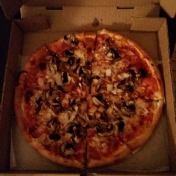 The Pizza Stop - Custom made M&O. Extra Sauce, Lite cheese, and well done. Perfectly yumalicious! Ty Stephen! - Pizza Near Me - Roxbury, Massachusetts
