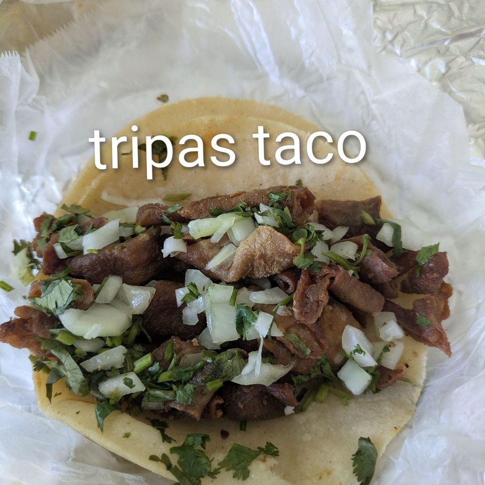 Los Primos Cantina - Tripas taco, crispy-style = decent and quite chewy - Mexican Near Me - Costa Mesa, California Los Primos Cantina - Tripas taco, crispy-style = decent and quite chewy - Mexican Near Me - Costa Mesa, California