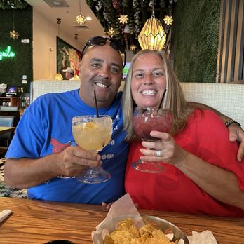 Anejo Cocina Nocatee - Lip & Phoenix celebrating his birthday with us over goblets of margaritas. Yum blueberry! - Mexican Near Me - Nocatee, Florida Anejo Cocina Nocatee - Lip & Phoenix celebrating his birthday with us over goblets of margaritas. Yum blueberry! - Mexican Near Me - Nocatee, Florida