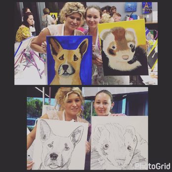 Purple Easel - Our before and after - Paint & Sip Near Me - Ontario, California Purple Easel - Our before and after - Paint & Sip Near Me - Ontario, California