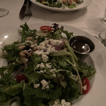 Michael's Valley Grill - House salad with vinaigrette and crumbled blue and Caesar salad excellent. - Steakhouses Near Me - Rochester, New York