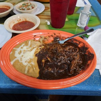 El Vallartas Sabor Costeño - Mole Oaxaqueno. Shredded chicken in mole. Awesome. - Mexican Near Me - Jeffersonville, Indiana El Vallartas Sabor Costeño - Mole Oaxaqueno. Shredded chicken in mole. Awesome. - Mexican Near Me - Jeffersonville, Indiana