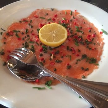Trattoria Amici - Salmon carpaccio - Italian Near Me - Glendale, California