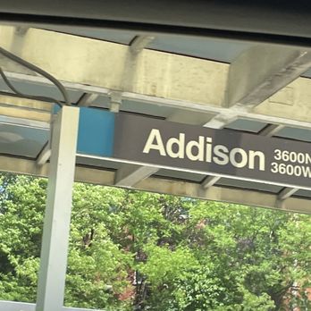 CTA - Addison Blue - From expressway - Train Stations Near Me - Chicago, Illinois