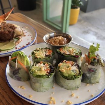 Plue - Avocado Summer Roll (VG,GF) - Thai Near Me - New York, New York Plue - Avocado Summer Roll (VG,GF) - Thai Near Me - New York, New York