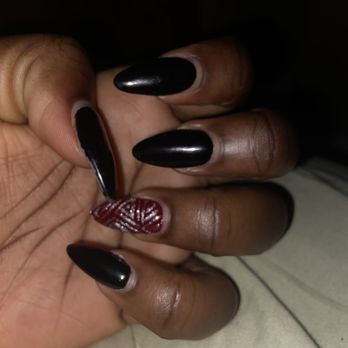 Funkicold Nails - How the nails look after a week. Gel polish has pretty much been depleted on the tips and top coat is gone now. - Nail Technicians Near Me - Atlanta, Georgia