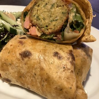 Elephant & Castle - Falafel Wrap - British Near Me - Seattle, Washington
