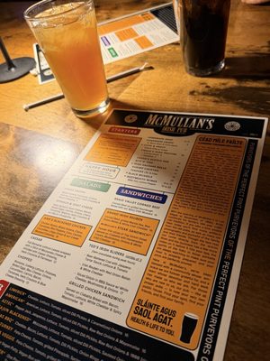 Menu photo 2 McMullan's Irish Pub Las Vegas, NV