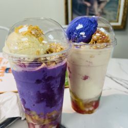Sweet A's - We tried both classic and ultimate Halo-Halo. It's good but on the sweeter side.