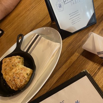 Primrose Table - Complimentary garlic biscuits - SOOO GOOD - Desserts Near Me - Murfreesboro, Tennessee