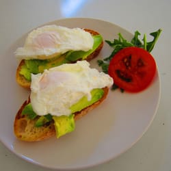 The Travel Cafe by Whitestar Travel - Poached eggs on Toast