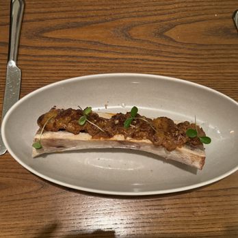 Indian Accent - Wagyu Pathar Beef Kebab, Garlic Chips, Bone Marrow Nihari - Indian Near Me - New York, New York Indian Accent - Wagyu Pathar Beef Kebab, Garlic Chips, Bone Marrow Nihari - Indian Near Me - New York, New York