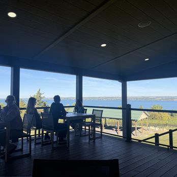 Six Eighty Cellars - Lovely view from patio - Wine Tasting Room Near Me - Ovid, New York