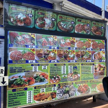 La Playita 7 Mares - Their drive-thru menu - Tacos Near Me - Los Angeles, California La Playita 7 Mares - Their drive-thru menu - Tacos Near Me - Los Angeles, California