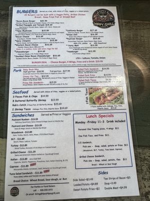 Menu photo 2 Tipsy Hippy Grill Pinetop-Lakeside, AZ
