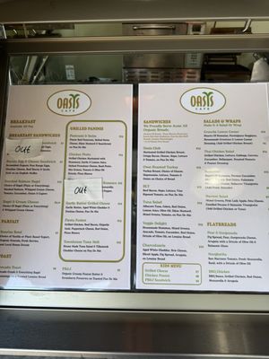 Menu photo 1 Oasis Cafe Lafayette, CA