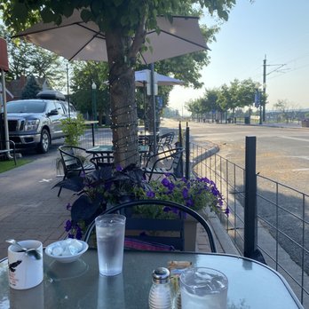 Bread Winners Cafe & Catering - Outside table dining along street - Breakfast & Brunch Near Me - Arvada, Colorado