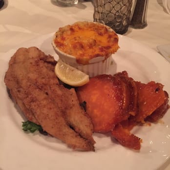 Delta's - Fried Whiting with Mac n Cheese and Yams! Delicious!! - Soul Food Near Me - New Brunswick, New Jersey