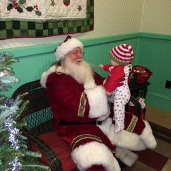 Florida Railroad Museum - Grey's first visit with Santa . Checking if the goods are real - Museums Near Me - Parrish, Florida