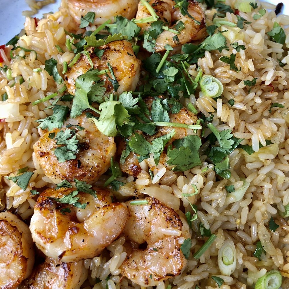 Tiki Docks Riverview - Shrimp and pineapple fried rice. - Salad Near Me - Riverview, Florida Tiki Docks Riverview - Shrimp and pineapple fried rice. - Salad Near Me - Riverview, Florida