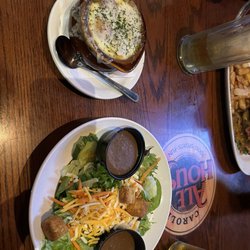 Carolina Ale House - French Onion Soup and House Garden Salad