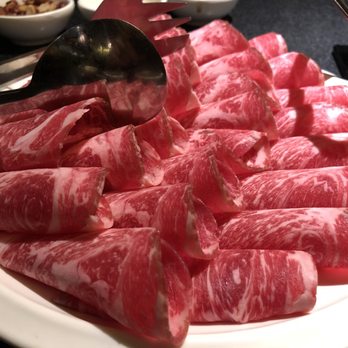 Happy Lamb Hot Pot - The sliced beef. - Mongolian Near Me - Edison, New Jersey