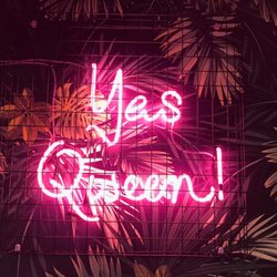 One of our camp custom neon signs