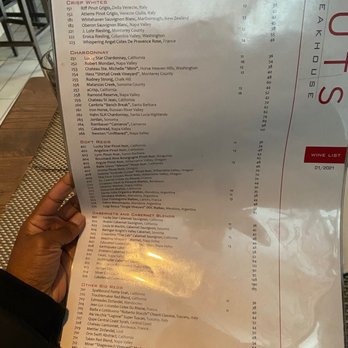 Cuts Steakhouse - Menu 2/21/21 - Steakhouses Near Me - Atlanta, Georgia Cuts Steakhouse - Menu 2/21/21 - Steakhouses Near Me - Atlanta, Georgia