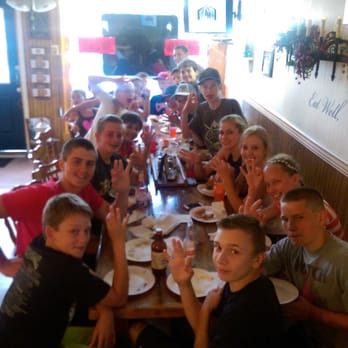 Pizza 23 West - Elmhurst Explosion 12U team 2015 with their brothers/sisters - Pizza Near Me - West Oneonta, New York Pizza 23 West - Elmhurst Explosion 12U team 2015 with their brothers/sisters - Pizza Near Me - West Oneonta, New York