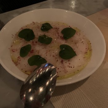 Isabelle's Osteria - Fluke crudo - Italian Near Me - New York, New York