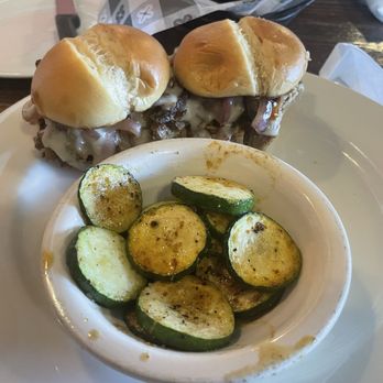 Cattlemen's Steakhouse - Pulled pork sliders and grilled zucchini - Steakhouses Near Me - Mountain Grove, Missouri Cattlemen's Steakhouse - Pulled pork sliders and grilled zucchini - Steakhouses Near Me - Mountain Grove, Missouri