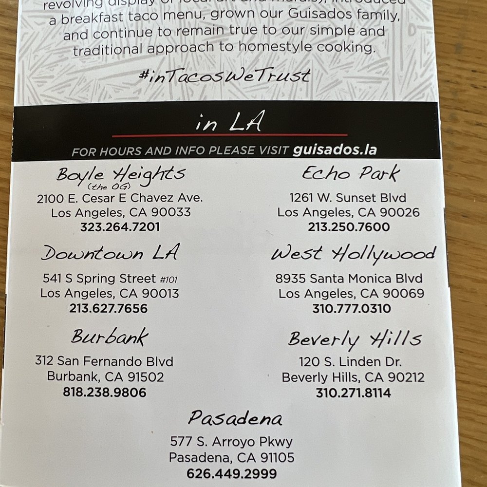 Guisados - Locations - Mexican Near Me - Pasadena, California Guisados - Locations - Mexican Near Me - Pasadena, California