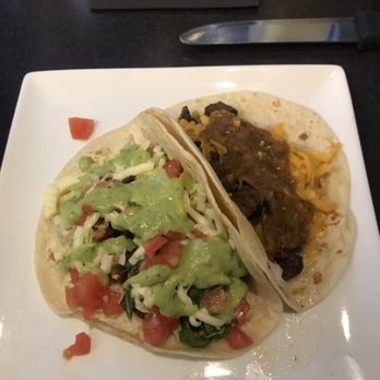 Carnivore - Chicken taco on the left, steak taco on the right. - Steakhouses Near Me - St. Louis, Missouri